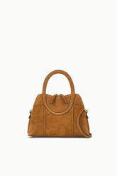 NAOMI MINI SATCHEL TAN SUEDE