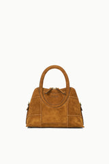 NAOMI MINI SATCHEL TAN SUEDE