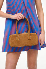 DUDE SHOULDER BAG TAN SUEDE