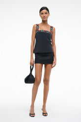 VERONICA SILK TOP BLACK