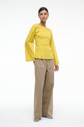 MINA TOP CHARTREUSE