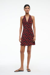 LUCCA MINI DRESS ON THE VINE BLACK