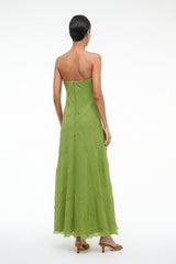 CASSIE DRESS GARDEN GREEN