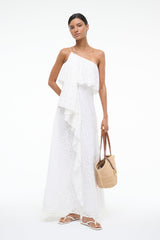 ISA DRESS WHITE EYELET