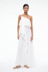 ISA DRESS WHITE EYELET