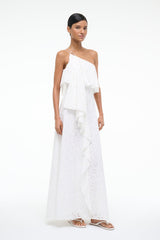 ISA DRESS WHITE EYELET