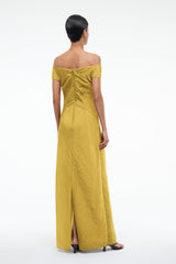 CHEYENNE DRESS CHARTREUSE