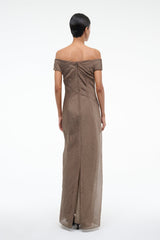 CHEYENNE DRESS TAUPE