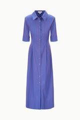 JOAN DRESS ATLAS STRIPE