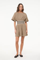 AMY MINI DRESS TAUPE