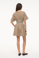 AMY MINI DRESS TAUPE