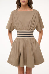 AMY MINI DRESS TAUPE