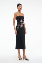BROOKE DRESS DAHLIA DAYDREAM BLACK