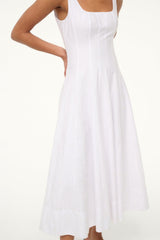 WELLS DRESS WHITE EMBROIDERY