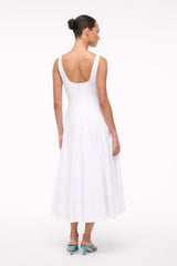 WELLS DRESS WHITE EMBROIDERY