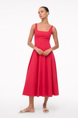 WELLS DRESS CHERRY