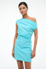 PHARE MINI DRESS TEAL