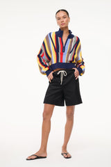 CROPPED HAMPTON SWEATER MARKET STRIPE