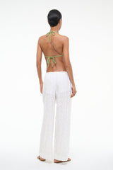 BONFIRE PANT WHITE EYELET