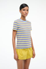 WEEKEND CREW TEE LINUS STRIPE