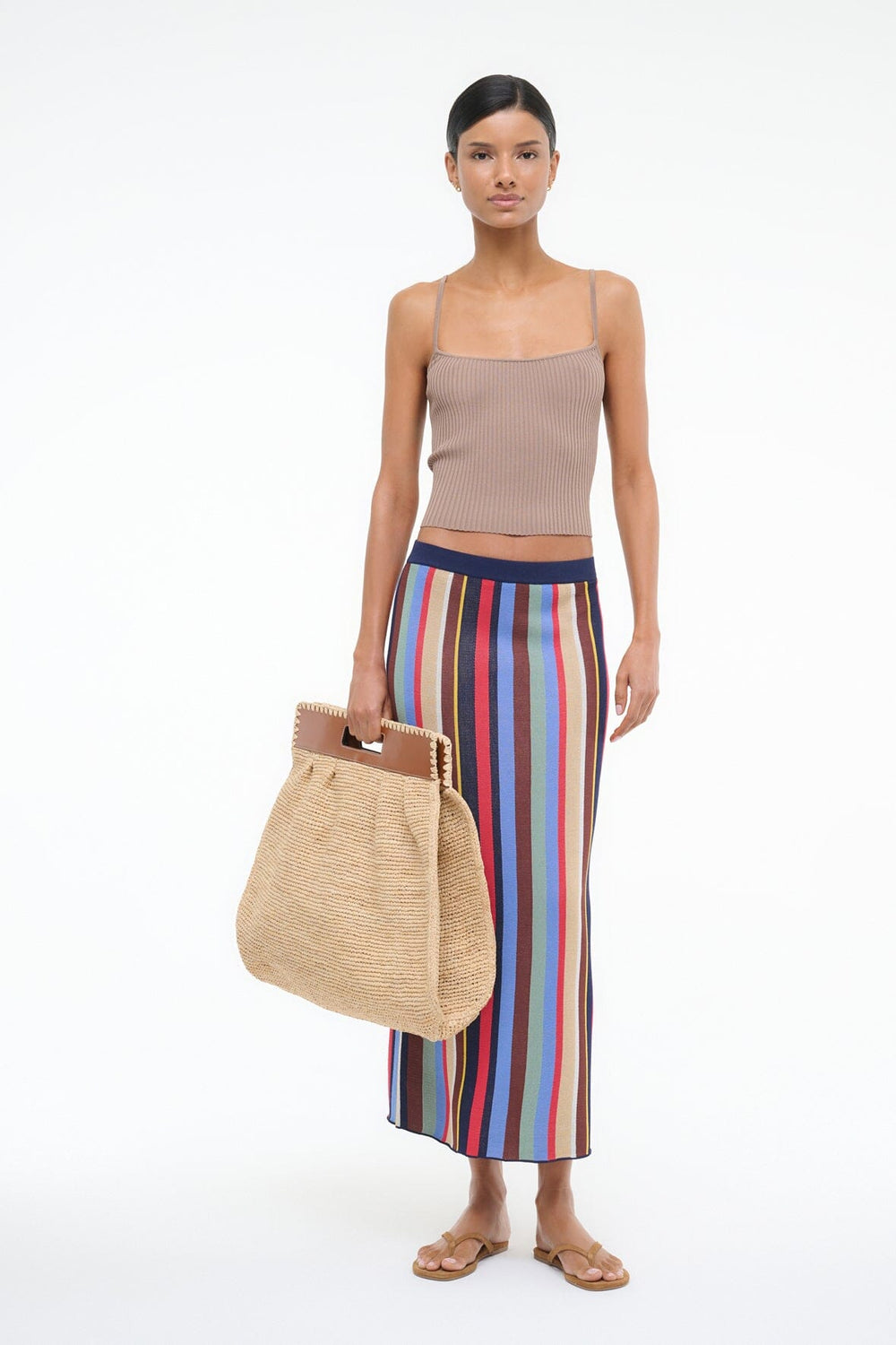 KARINA SKIRT MARKET STRIPE