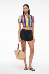 FERNANDA COVERUP TOP MARKET STRIPE