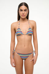SISLEY SIDE TIE BIKINI BOTTOM MARKET STRIPE