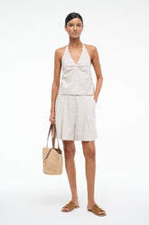 CRUZ LINEN SHORT NATURAL