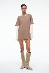WILLIAM TEE TAUPE/ECRU