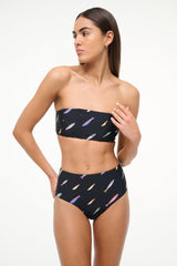 MALA BIKINI TOP POP SARDINES BLACK