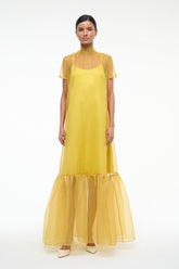 CALLUNA DRESS CHARTREUSE