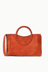 MAUDE SATCHEL AUBURN SUEDE