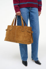 PIPER TOTE TAN SUEDE