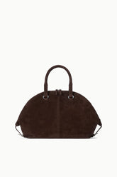 HESTER SATCHEL ESPRESSO SUEDE