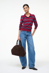 HESTER SATCHEL ESPRESSO SUEDE
