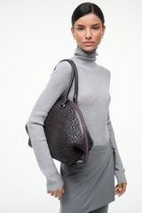 HESTER SATCHEL ESPRESSO WOVEN