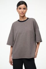 CAPSULE TOP HOUNDSTOOTH