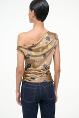 PHARE SILK TOP VINTAGE FLORAL