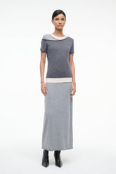 LYRIC DRESS HEATHER GREY MULTI