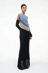 TESSA DRESS COUNTRY BLUE MULTI