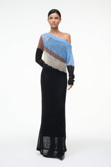 TESSA DRESS COUNTRY BLUE MULTI