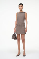 SKYLA DRESS HOUNDSTOOTH