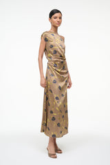PHARE SILK DRESS VINTAGE FLORAL