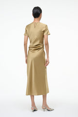 MARCEL SILK DRESS ANTIQUE