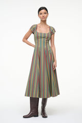 SHORT SLEEVE WELLS DRESS TRAILBLAZER STRIPE