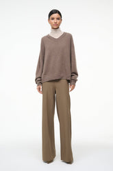 DORIS CASHMERE SWEATER TRUFFLE
