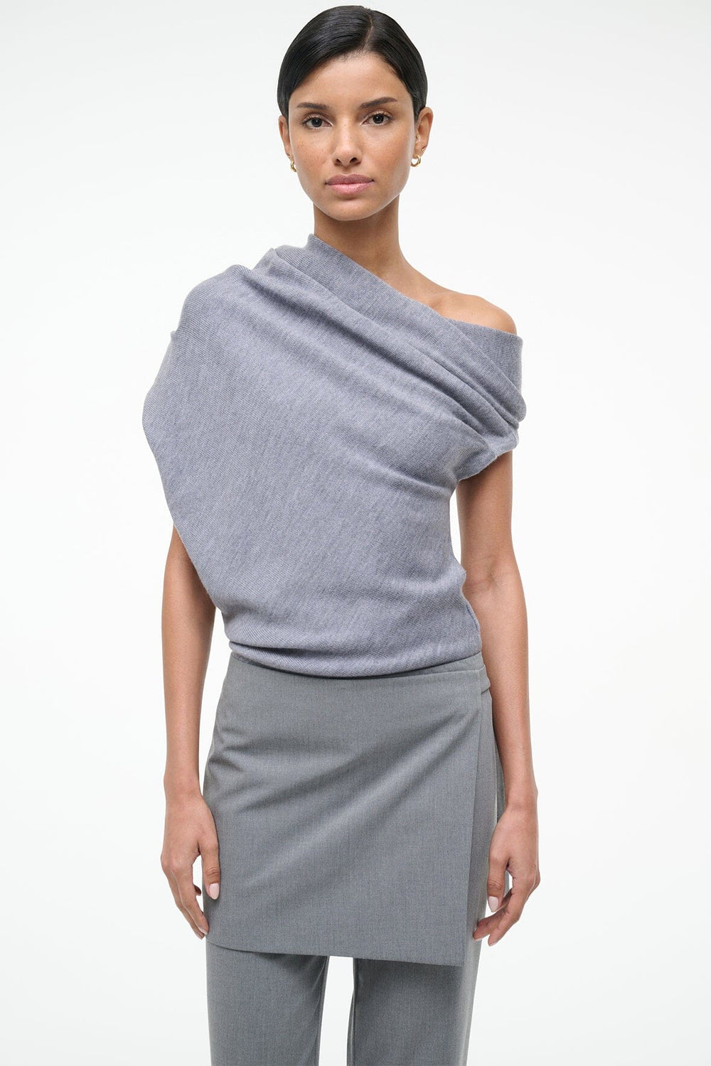 MABEL SWEATER HEATHER GREY