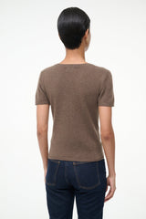 EASY CASHMERE TEE TRUFFLE
