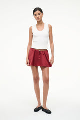 SOSA SKIRT DEEP RED