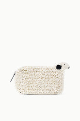 DOLLY BEADED CLUTCH IVORY